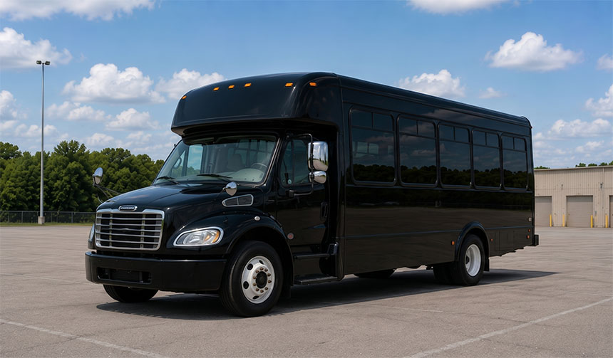 18-passenger minibus for charter in Fort Worth, TX