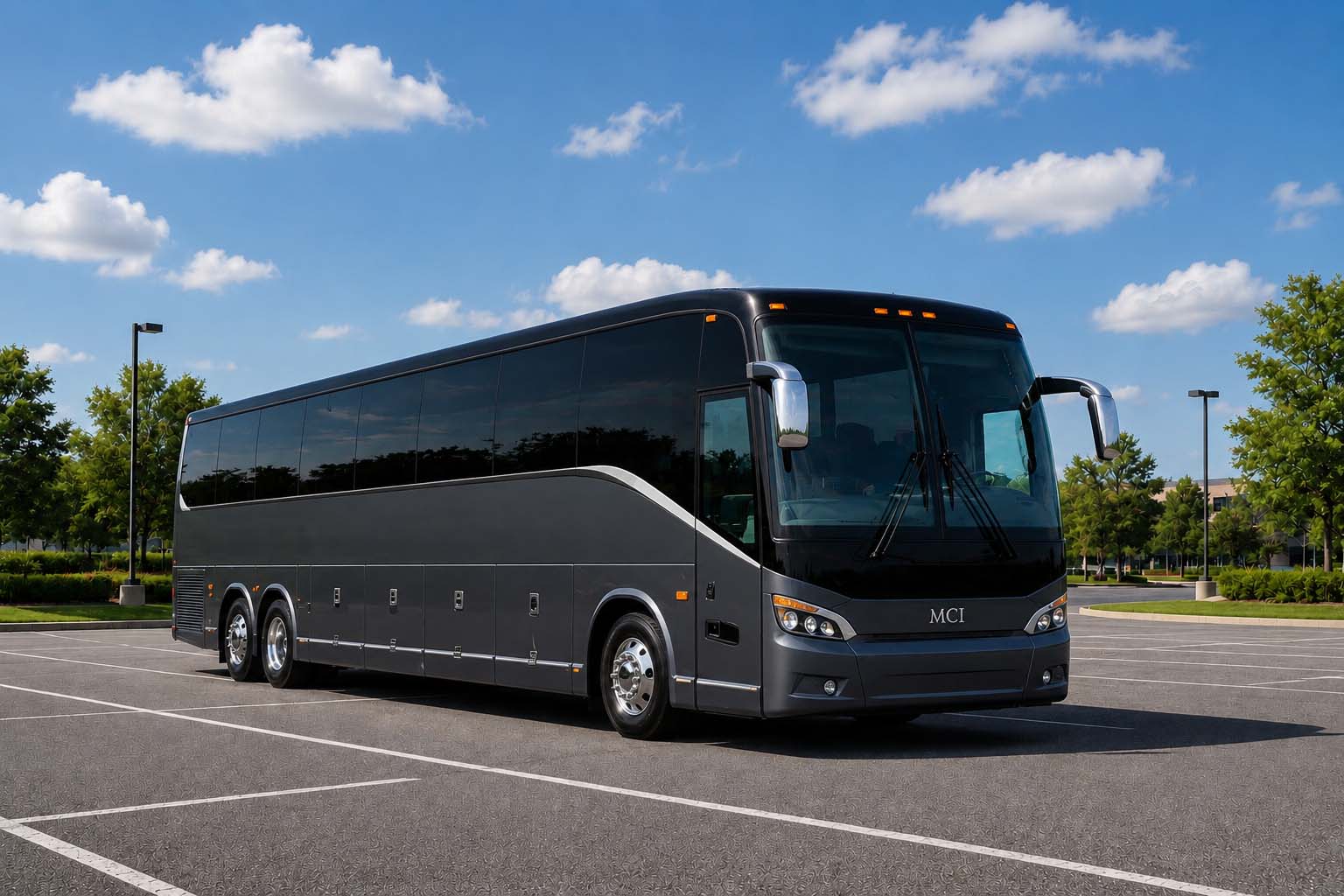 Charter bus rental in Fort Worth, TX